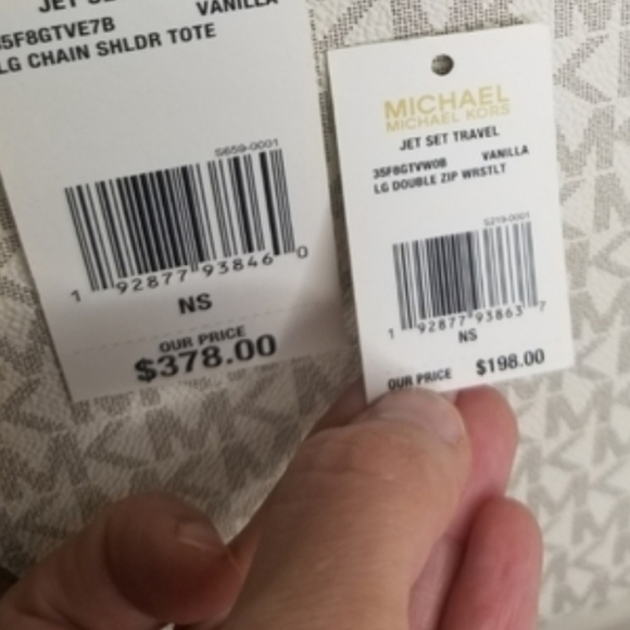 Sold Out Michael Kors 3 Set Matching Shoulder Bag Purse Tote Wallet Pom Designer - Picture 7 of 11